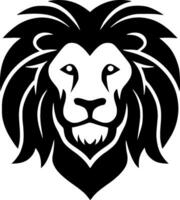 Lion, Minimalist and Simple Silhouette - Vector illustration