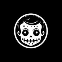 Hallowe'en, Black and White Vector illustration