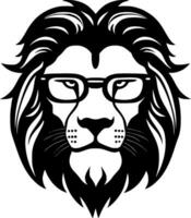 Lion - Minimalist and Flat Logo - Vector illustration