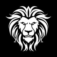 Lion - Minimalist and Flat Logo - Vector illustration