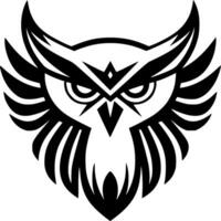 Owl - Minimalist and Flat Logo - Vector illustration