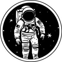 astronauta - alto calidad vector logo - vector ilustración ideal para camiseta gráfico