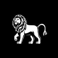 Lion - Minimalist and Flat Logo - Vector illustration