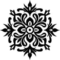 mandala - minimalista y plano logo - vector ilustración