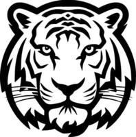 tigre, minimalista y sencillo silueta - vector ilustración