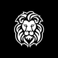 Lion - Minimalist and Flat Logo - Vector illustration