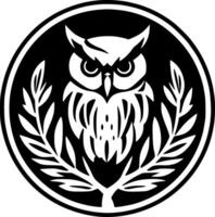 Owl - High Quality Vector Logo - Vector illustration ideal for T-shirt graphic