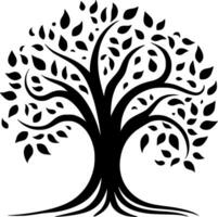 Tree of Life - Minimalist and Flat Logo - Vector illustration