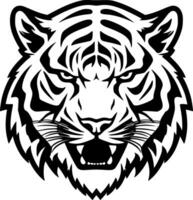 tigre, minimalista y sencillo silueta - vector ilustración