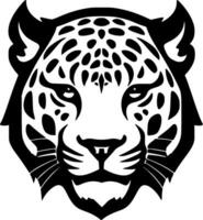 leopardo, minimalista y sencillo silueta - vector ilustración