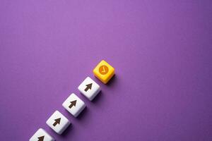 Go towards the achievement of the mission. Business strategic planning. Complete the task successfully. To get approval. Permission. Pass the test. Compliance with the conditions. Finish work. photo