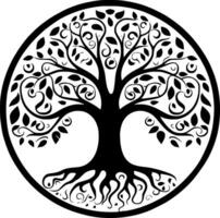 Tree - High Quality Vector Logo - Vector illustration ideal for T-shirt graphic