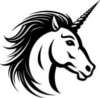 Unicorn, Minimalist and Simple Silhouette - Vector illustration