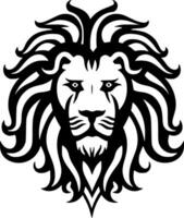 Lion, Minimalist and Simple Silhouette - Vector illustration