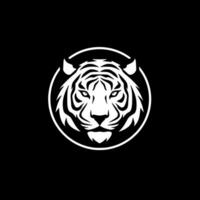 Tiger, Black and White Vector illustration