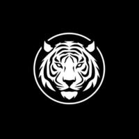 Tiger, Black and White Vector illustration