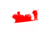 Indonésie drapeau ruban png