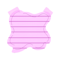 Aesthetic Sticky Note png