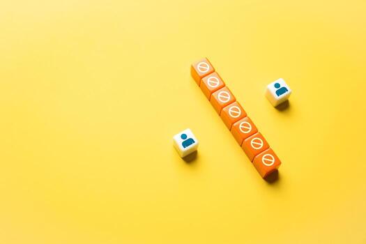 Separation barrier between people. Lack of communication and misunderstanding. No technical and economic instruments of communication and trade, isolation and protectionism. Limits approach each other photo