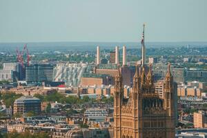 grande ben y Westminster puente en Londres foto