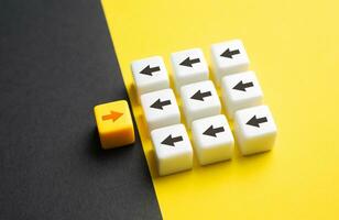 Confront the overwhelming number of opponents. Compete with an outnumbered enemy. Go against everyone. Pressure on dissenters. Confrontation and rivalry. photo