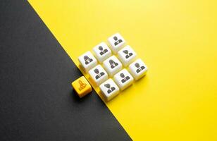 Startup project proposal to the team. Unique value proposition and innovative features. To interest investors in investments. A set of funds, resources and specialists for the project. photo