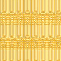 Abstract illustration of noodles. Yellow linear background. vector