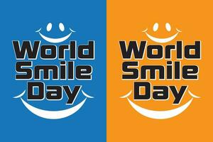 World Smile Day vector design for you