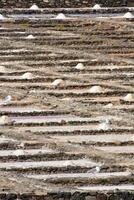 salt pans in the salt flats photo