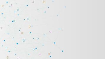 Network connection background with connect dots and lines. Molecular structure for science and technology design concept. Vector illustration.