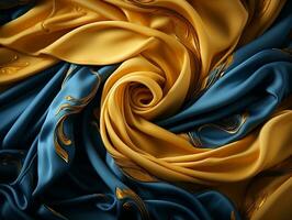 Ultra-detailed luxurious fabric texture generative ai photo