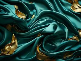 Ultra-detailed luxurious fabric texture generative ai photo