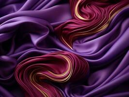 Ultra-detailed luxurious fabric texture generative ai photo