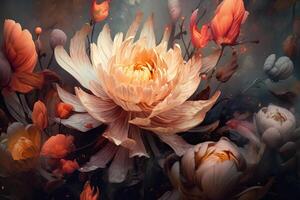 Flowers. aesthetic graphic art photo
