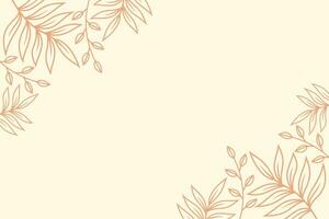 Illustration Vector Graphic of Aesthetic Background Template with Luxury Nature Theme. Simple and Minimalist Background Template.