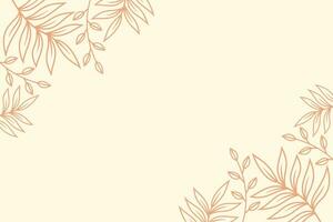 Illustration Vector Graphic of Aesthetic Background Template with Luxury Nature Theme. Simple and Minimalist Background Template.