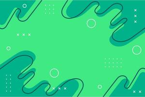 Illustration Vector Graphic of Abstract Fluid Background Template. Colorful Green. Geometric Background Template. Simple and Modern Concept.