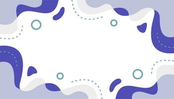 llustration Vector Graphic of Minimalist Fluid Geometric Background Template. Simple and Modern Concept. Colorful Blue Theme with Minimalist Line.