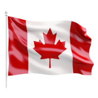 Canadá bandeira png pode bandeira png a bandeira do a Canadá png transparente fundo bandeira Canadá png a Canadá bandeira em pólo Canadá bandeira em a mastros de bandeira Canadá bandeira fundo ai gerado