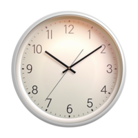 Mauer Uhr png analog Uhr png Mauer Uhr transparent Hintergrund ai generiert