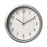 Mauer Uhr png analog Uhr png Mauer Uhr transparent Hintergrund ai generiert