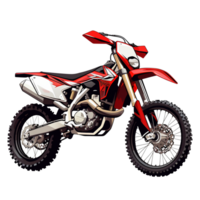 Off road motorbike png dirt motorbike off road motor bike transparent background ai generated