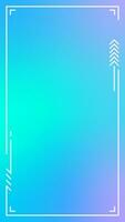 Colorful vertical gradient background. Social media frame vector illustration.