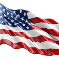 USA Flagge png amerikanisch Flagge png das Flagge von das vereinigt Zustände von Amerika png transparent Hintergrund Flagge USA png uns Flagge auf Pole USA Flagge auf das Fahnenmasten ai generiert