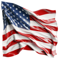 USA Flagge png amerikanisch Flagge png das Flagge von das vereinigt Zustände von Amerika png transparent Hintergrund Flagge USA png uns Flagge auf Pole USA Flagge auf das Fahnenmasten ai generiert