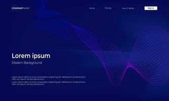 Modern Gradient Shape Homepage Background vector