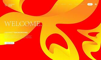 Modern Gradient Homepage Background vector