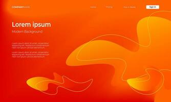 Modern Gradient Shape Homepage Background vector