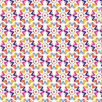 Modern geometric quit textile fabric background pattern vector
