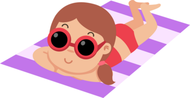 girl on the beach png